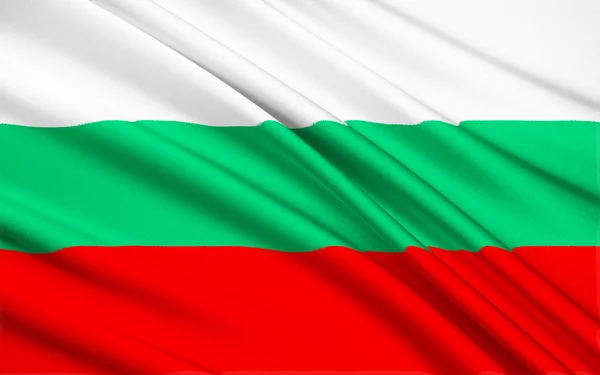 Bulgária zászlaja — Stock Fotó