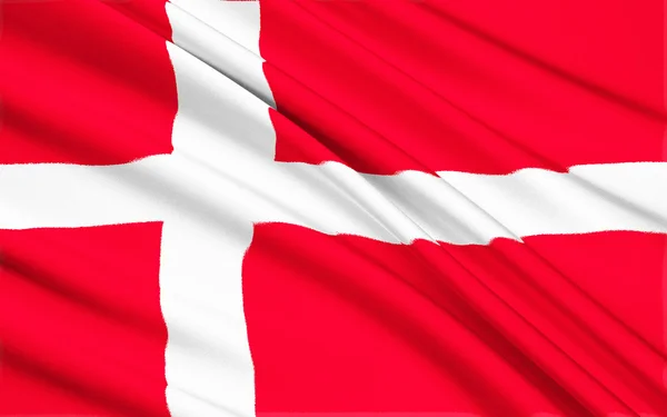 Flagge von Dänemark — Stockfoto