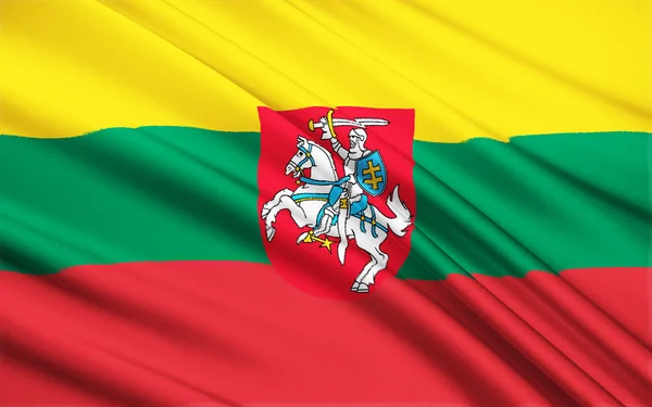 Flagge Litauens - Baltische Staaten — Stockfoto