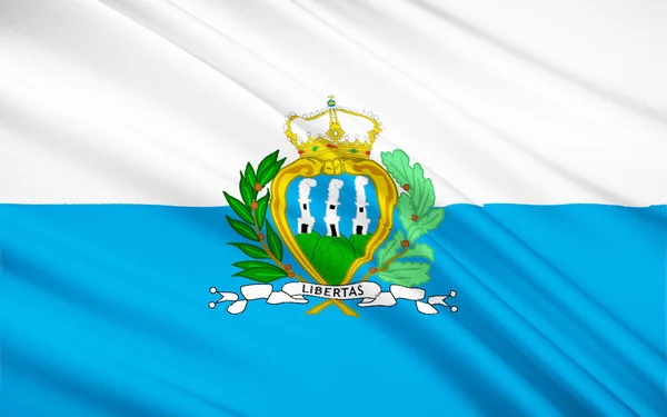 Bandeira de San Marino — Fotografia de Stock