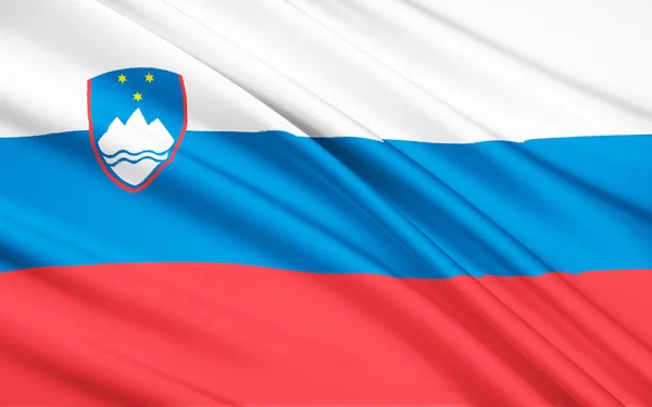 Bandiera della Slovenia — Foto Stock