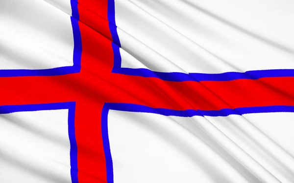 Прапор Фарерських островів — стокове фото
