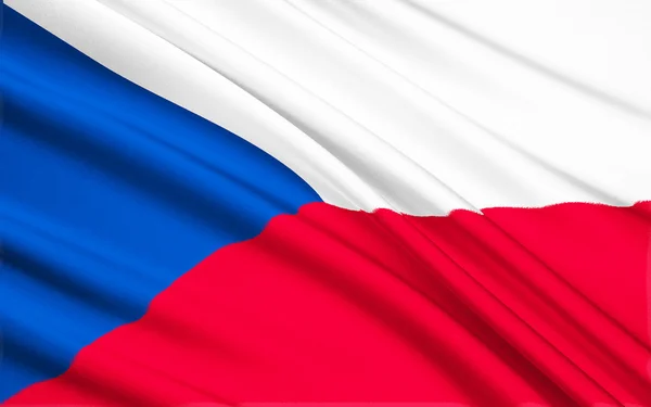 チェコ共和国の国旗です — ストック写真