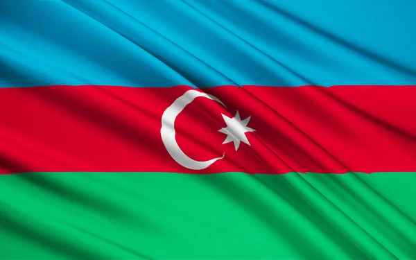 Bandera de Azerbaijan — Foto de Stock