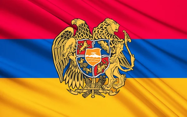 Flagga Armenien — Stockfoto