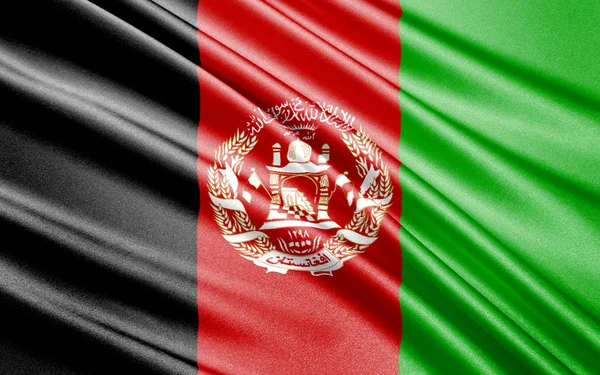 Флаг Афганистана — стоковое фото