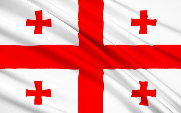Bandiera della Georgia — Foto Stock
