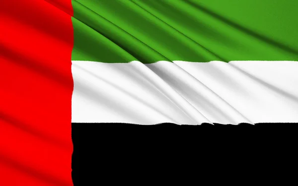 Σημαία του ενωμένου αραβικού εμιράτου — Φωτογραφία Αρχείου