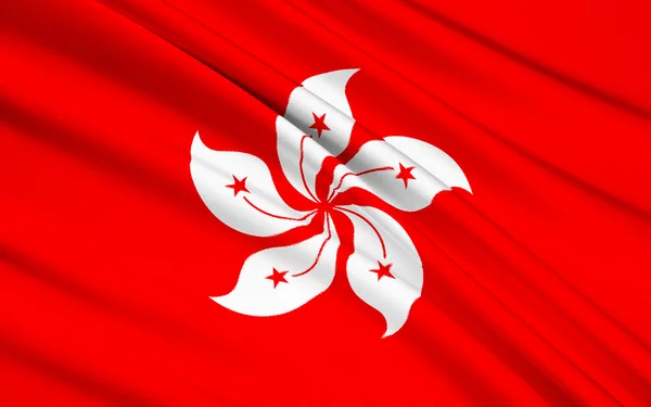 Flag of Hong Kong — Stock Photo, Image