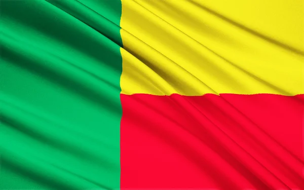 Bandera de Benin — Foto de Stock