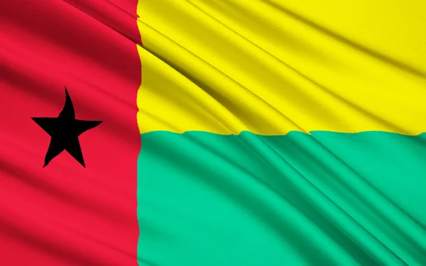Bandera de Guinea-Bissau — Foto de Stock