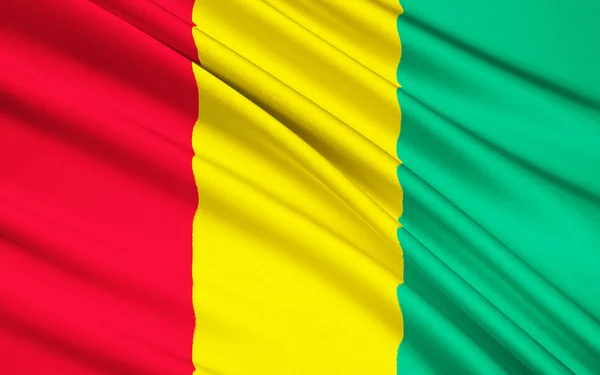 Bandera de Guinea — Foto de Stock