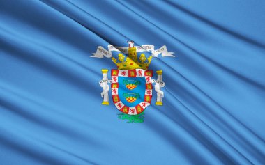 Melilla, İspanya, özerk şehir Melilla bayrağı