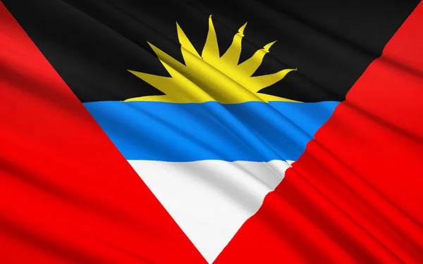 Flag of Antigua and Barbuda, St. John's — Stock Photo, Image