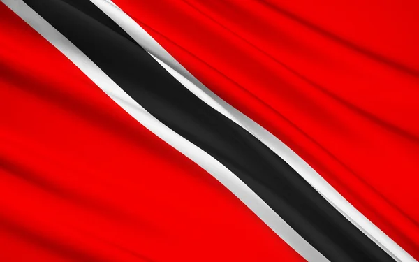 Flag of Trinidad and Tobago, Port-of-Spain — Stock Fotó