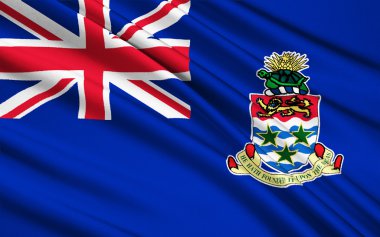 Flag of the Cayman Islands - Tax Haven clipart