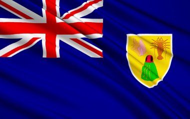 Flag of Turks and Caicos Islands (UK) - Cockburn Town
