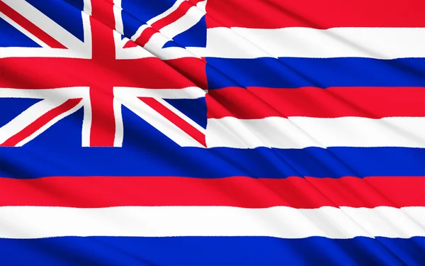 하와이 (미국), 호놀룰루-폴리네시아의 국기 — 스톡 사진