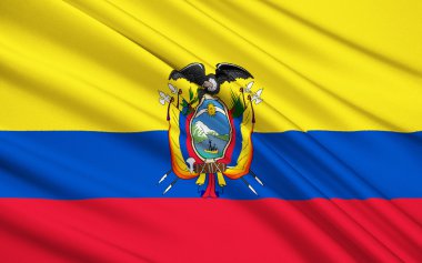 Quito Ekvator Cumhuriyeti bayrağı