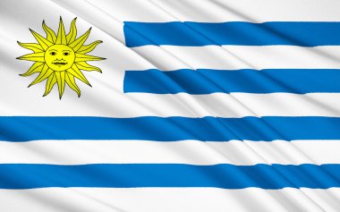 Uruguay Doğu Cumhuriyeti Montevideo bayrağı