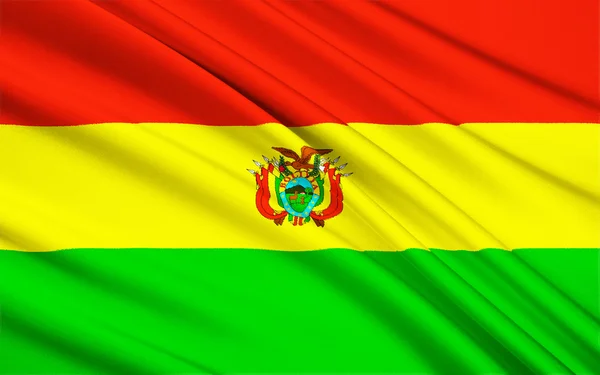 Vlag van Bolivia, Sucre — Stockfoto