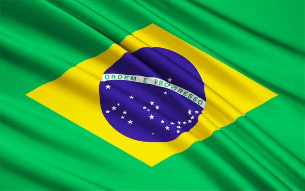 Bandeira do Brasil, Brasília — Fotografia de Stock