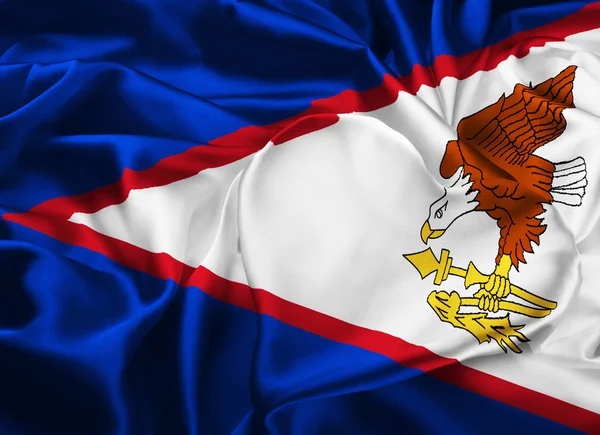 Государственный флаг Американского Самоа — стоковое фото