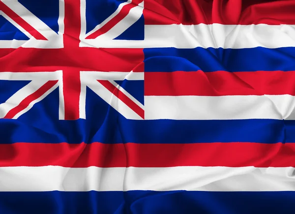 Bandeira do Estado de hawaii — Fotografia de Stock