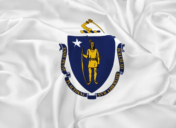 Bandera del Estado de Massachusetts —  Fotos de Stock