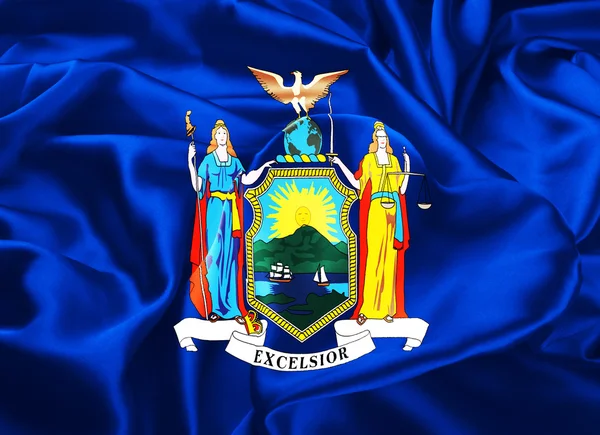 State Flag of New York — Stock Photo, Image