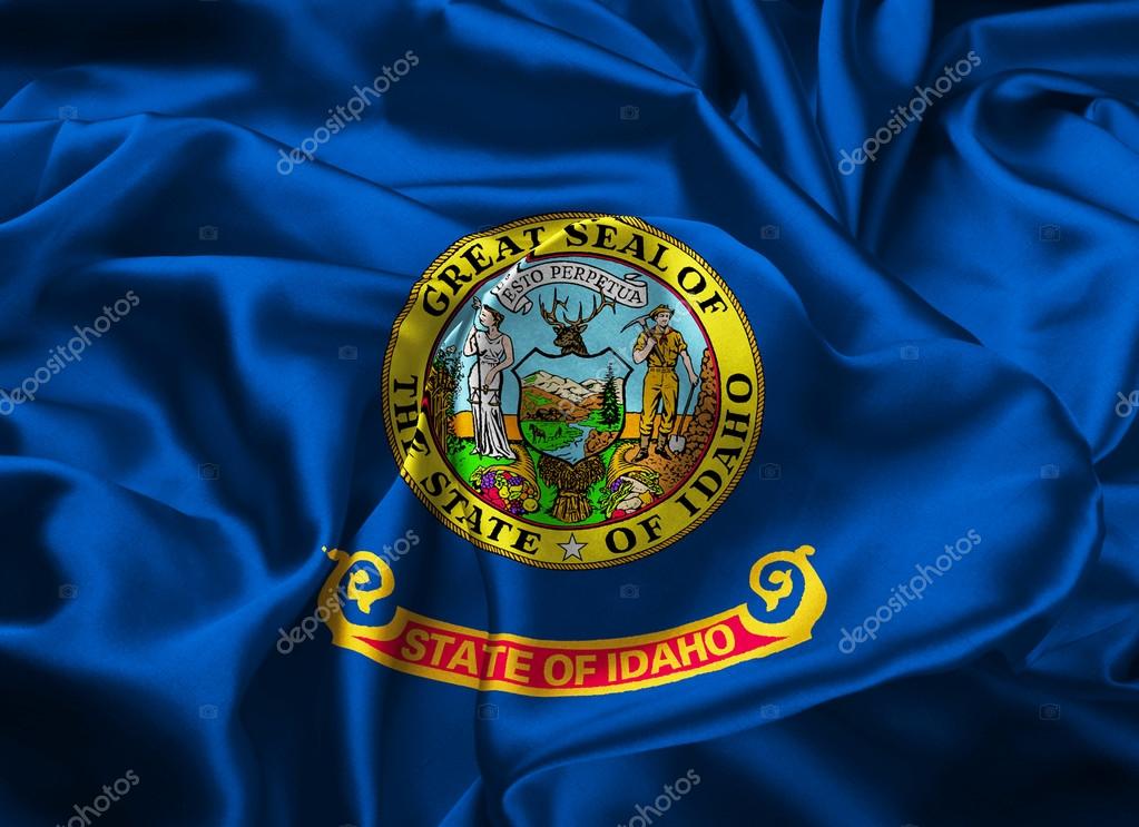 The national flag of the State of Idaho, Boise - United States