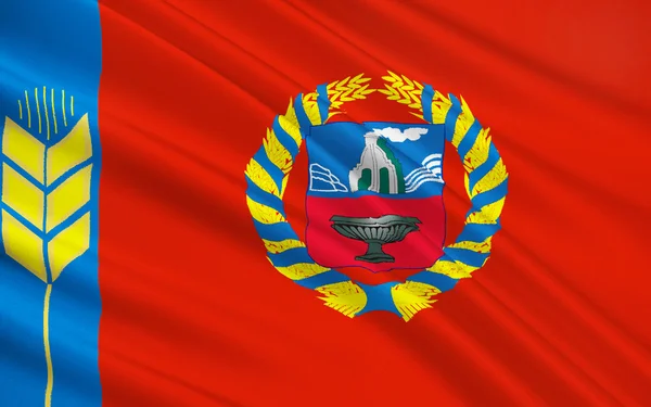 Flag of Republic of Altai Krai, Russian Federation — Stock Photo, Image