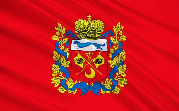 Flag of Orenburg Oblast, Russian Federation — Stock Photo, Image