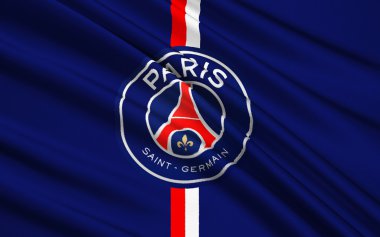 Flag football club Paris Saint-Germain, France clipart