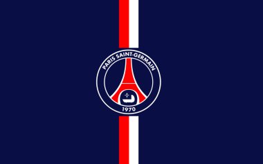 Flag football club Paris Saint-Germain, France clipart