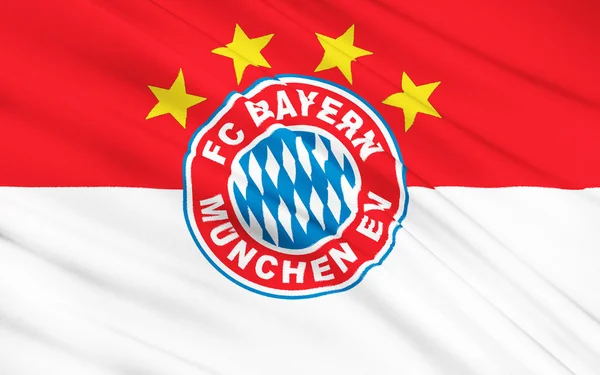 Bandeira football club Bayern Munique, Alemanha — Fotografia de Stock