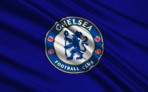 Bandera club de fútbol Chelsea, Inglaterra — Foto de Stock