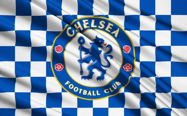 Flag futbol kulübü Chelsea, İngiltere — Stok fotoğraf