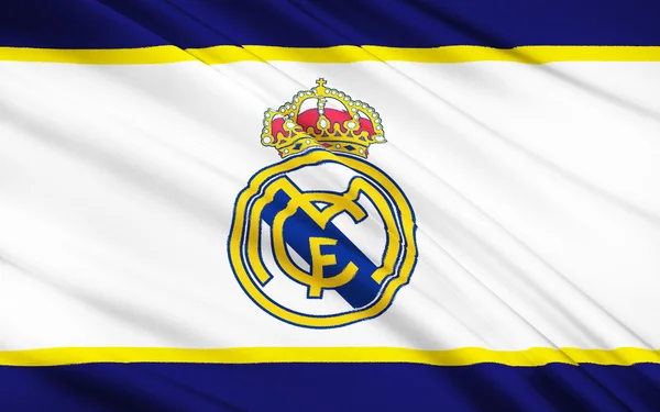 Flag futbol kulübü Real Madrid, İspanya — Stok fotoğraf