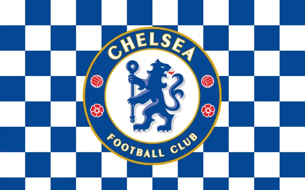 Bandeira football club Chelsea, Inglaterra — Fotografia de Stock