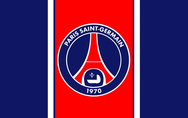 Flag football club Paris Saint-Germain, France — Stock Photo, Image