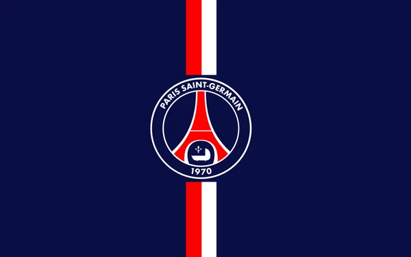 Flag football club Paris Saint-Germain, France — Stock Photo, Image