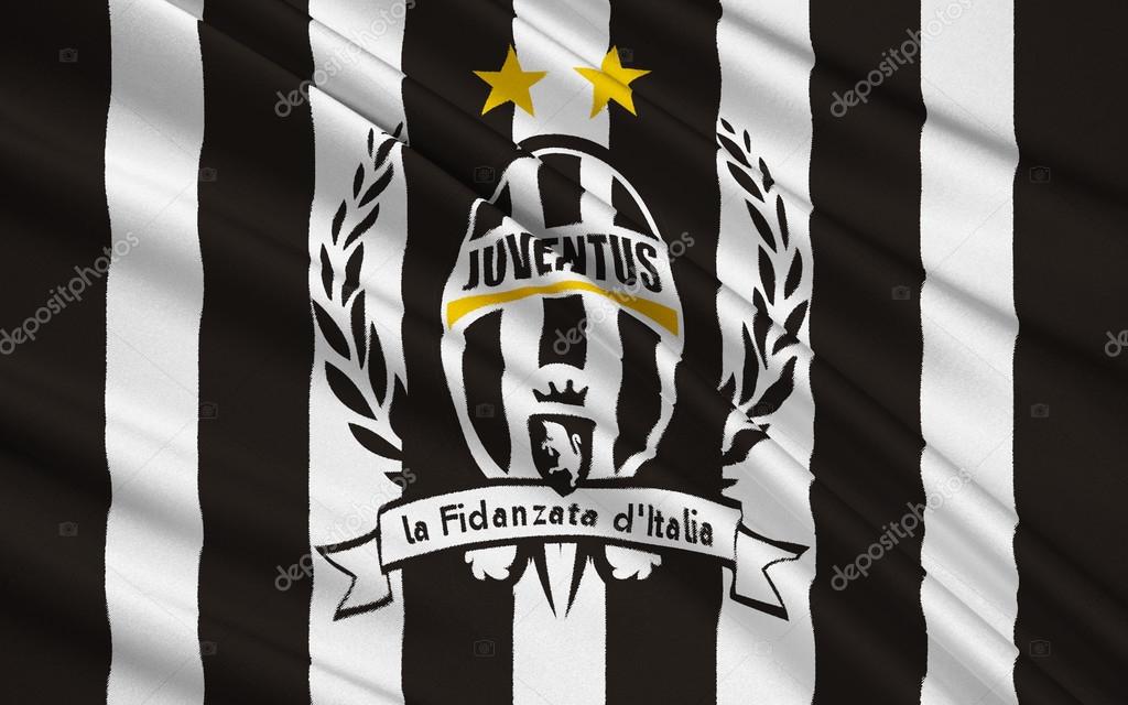 Flag Football Club Juventus Italy Stock Editorial Photo