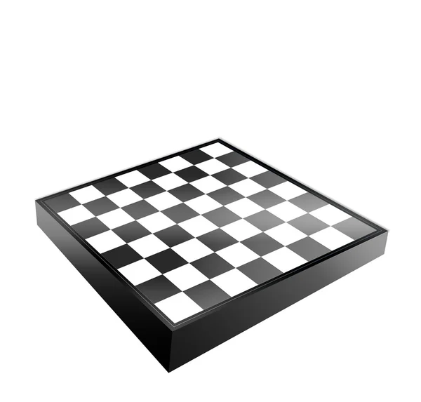 Zwart-wit schaakbord — Stockfoto