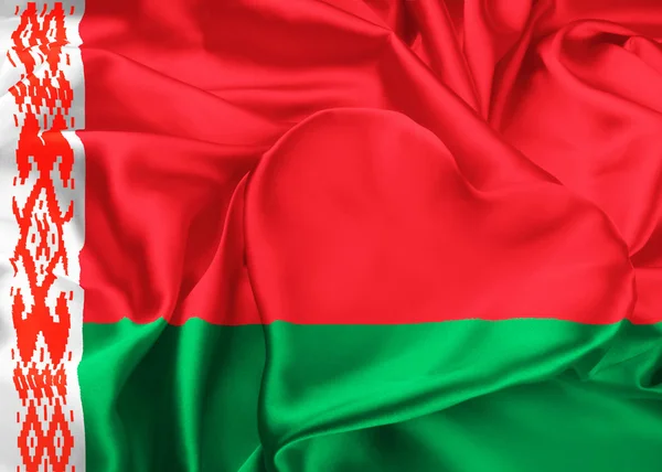 Fehéroroszország, Minszk zászlaja — Stock Fotó