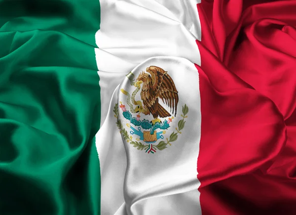 Vlag van Mexico, Mexico-stad — Stockfoto