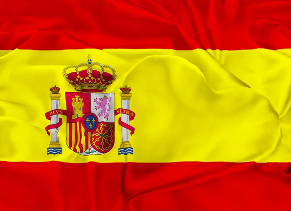 Spaniens Staatsflagge — Stockfoto