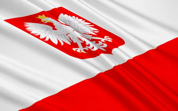 Drapeau de la pologne — Photo