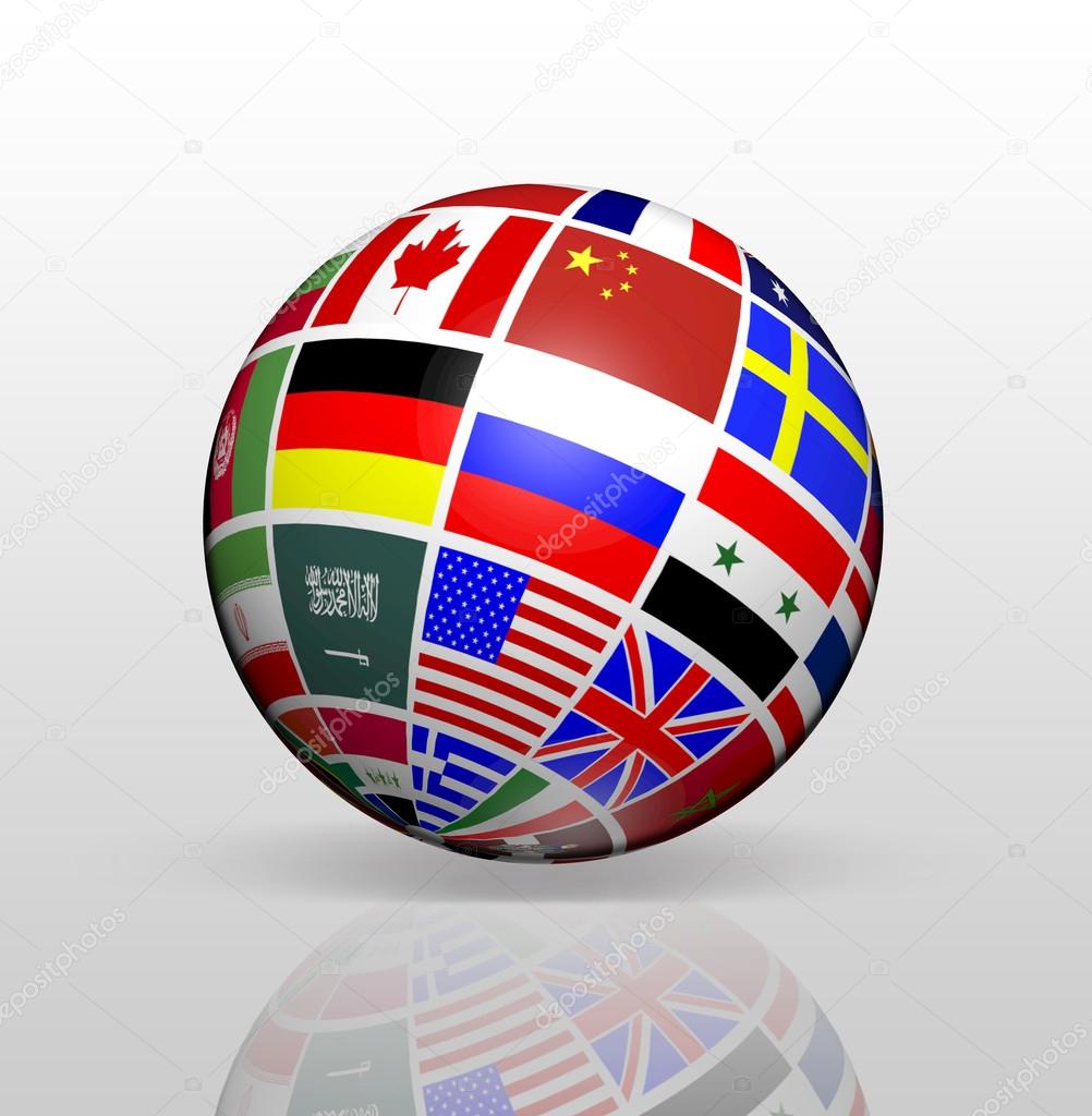 International Flags Globe