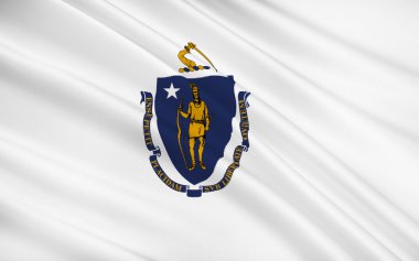 Massachusetts eyalet bayrağı